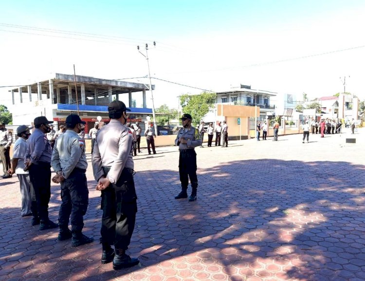 Tiap Rabu, Polres TTS Gelar Apel Fungsi