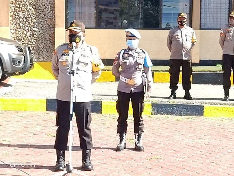 Pimpin Apel Perdana, Ini Pesan Kapolres TTS Kepada Anggota