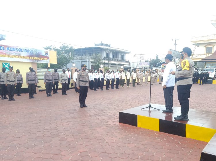 Bupati TTS Pimpin Apel Konsolidasi di Polres TTS