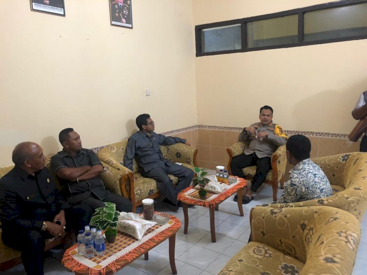 Kapolres TTS Menerima Kunjungan Silahturahmi Ketua DPRD Kabupaten TTS
