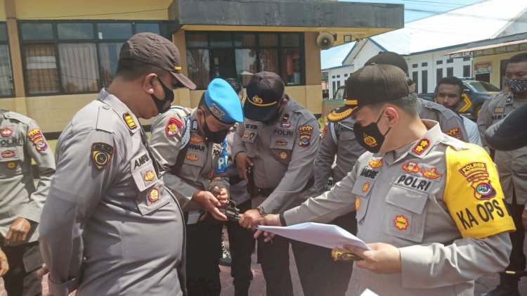 Bersama Para PJU, Kapolres TTS Cek Senpi Dinas