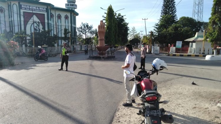 Ciptakan Kamseltibcarlantas Pada Pagi Hari, Personil Polres TTS di Kerahkan Gatur Pagi