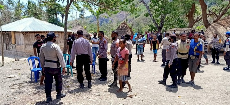 Eksekusi Tanah, Sejumlah Personil Polres TTS di Kerahkan Melaksanakan Pam