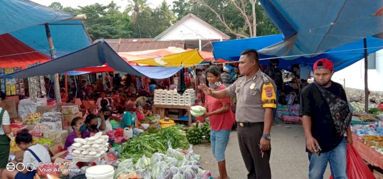 Pasar Mingguan, Bhabinkamtibmas Patroli Dialogis