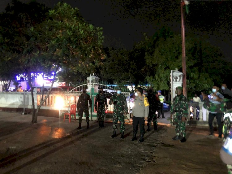 Kapolres TTS dan Dandim 1621 TTS Pantau Langsung Pam Natal 2020