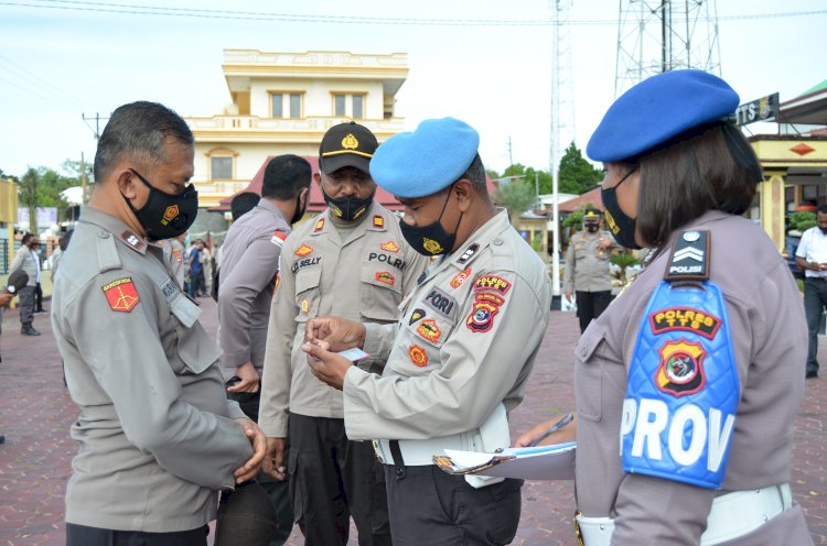 Sipropam Polres TTS gelar Gatibplin Terhadap Personil Polres TTS