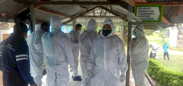 Personil Polres TTS Pam Pemulasaran Jenazah