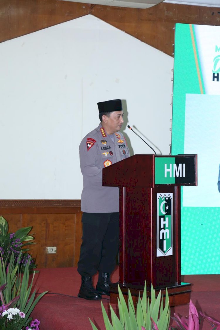 Hadiri Dies Natalis HMI Ke-74, Kapolri: Kita Butuh Bersatu Melawan Covid-19