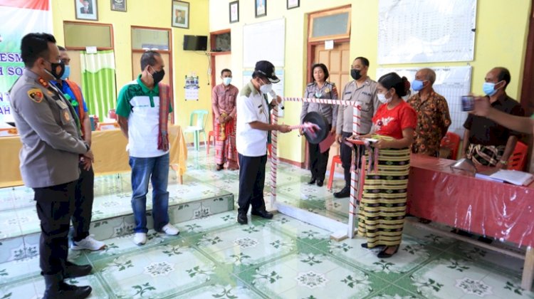 Kapolres TTS dan Buptai TTS Launching Kampung Tangguh Desa Sopo