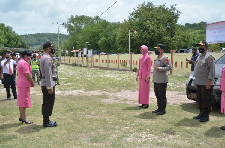 Kunjungan Kerja Ke Polsek Jajaran, Ini Pesan Kapolres TTS