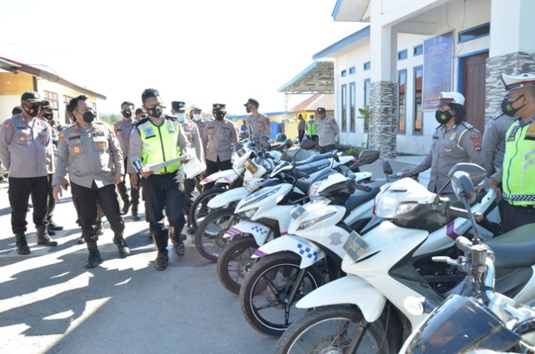 Kapolres Cek Langsung Senpi dan Ranmor Dinas