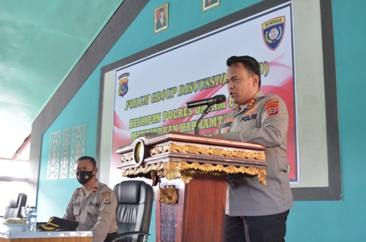 Kapolres TTS Buka FGD , Ini Yang Dibahas
