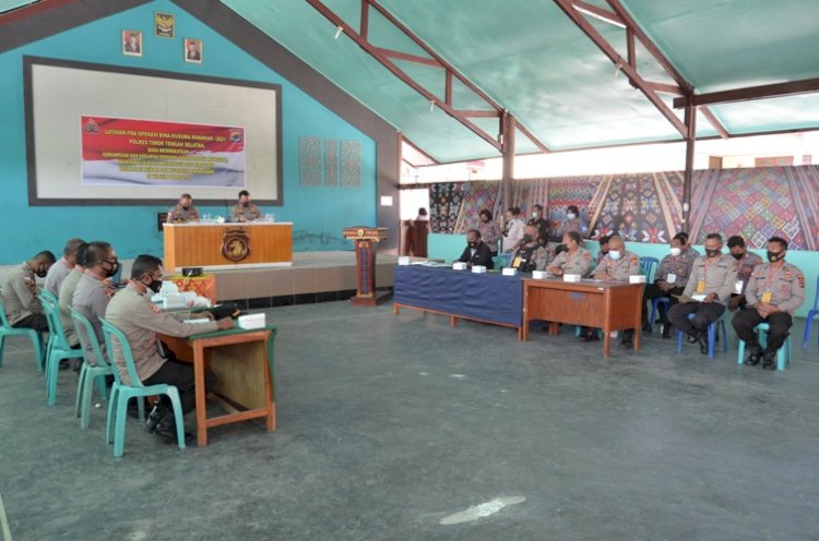 Tingkatkan Kemapuan Personil Sebelum Operasi Bina Kusuma -2021 , Polres TTS Gelar Latpra Ops