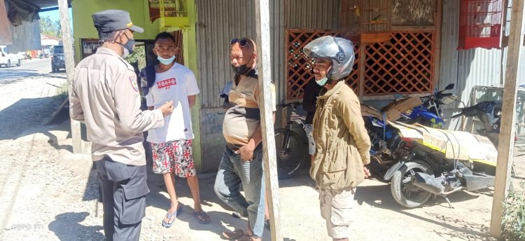 Operasi Bina Kusuma, Sat Binmas Sambagi Para pemuda Beri Imbauan Kamtibmas