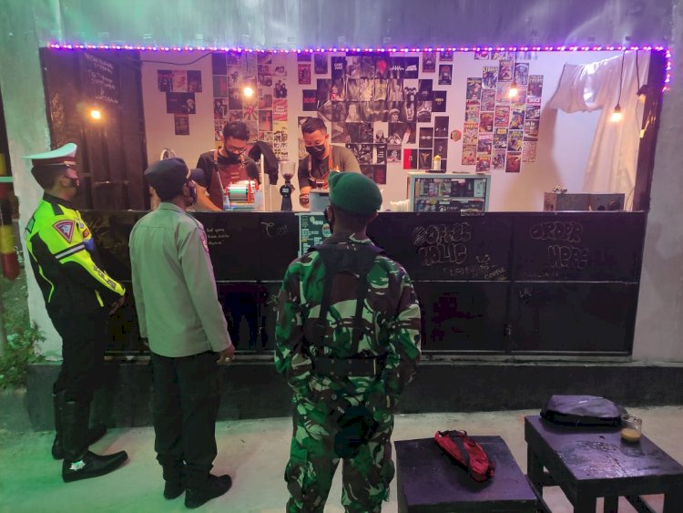 Tekan Peningkatan dan Penyebaran Covid-19, Bersinergi Polres TTS dan Instasi Terkait Patroli dan Beri Imbauan