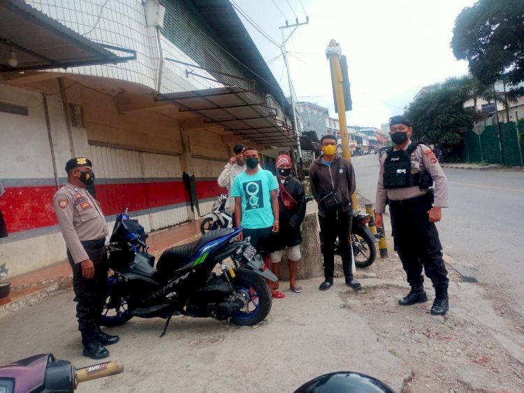 Gencar Cegah Penyebaran Covid 19 ,Polres TTS Gencar Patroli PPKM Siang dan Malam