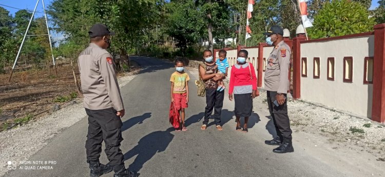 Disiplin Prokes, Polsek Siso Gencar Sosialisasi Kepada warga