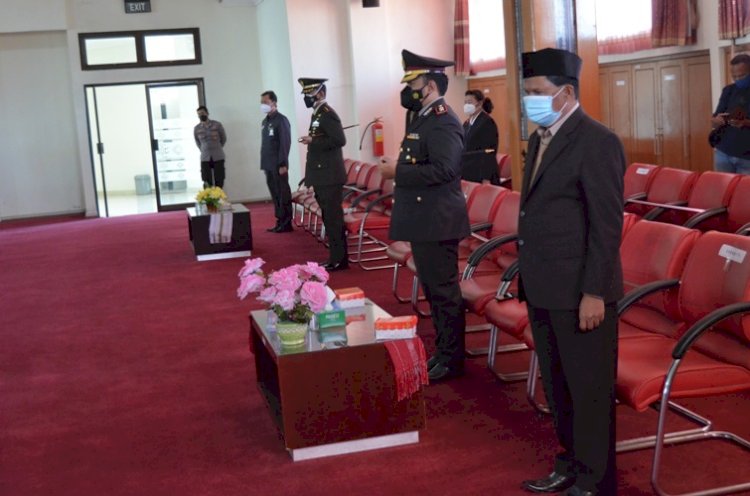 Kapolres TT Hadiri Rapat Paripurna Pengangkatan PAW Anggota DPRD Kabupaten TTS
