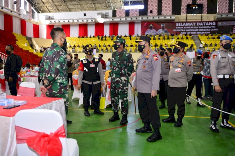 Kapolri : Momentum HUT RI jadi Upaya Percepat Vaksinasi