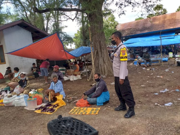 Pasar Mingguan, Bhbainkamtibmas melaksanakan Pam 