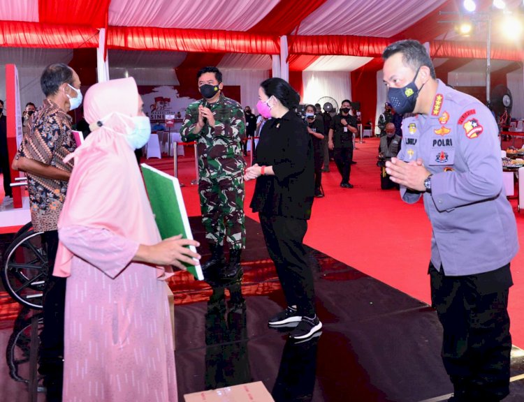 Tinjau Vaksinasi Massal Akabri 96, Kapolri: Terus Bekerja Keras Tanggulangi Covid-19