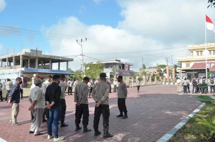 Polres TTS Gelar Apel Fungsi , Anev Kinerja