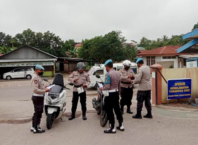 Dukung Operasi Keselamatan Turangga-2022, Secara interen Propam Polres TTS Gelar Penertiban Ranmor Personil