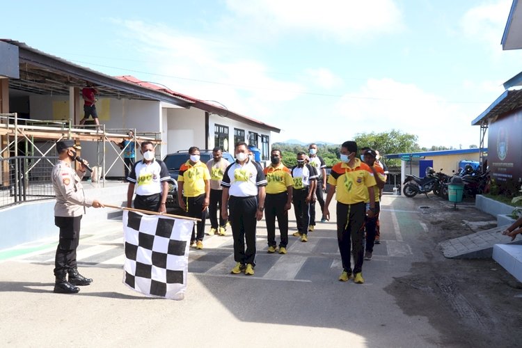 Tingkatkan Kebugaran Dan Kesehatan, Polres TTS Gelar Tes Kesjas