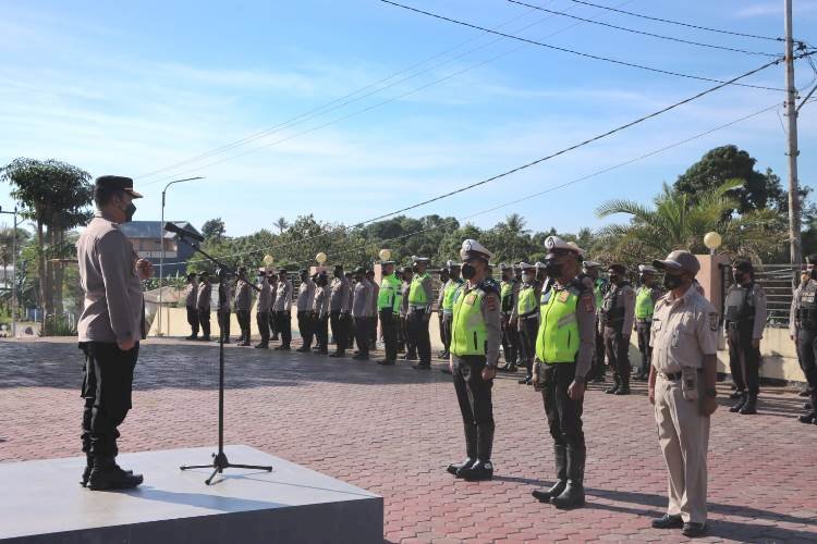 Apel Jam Pimpinan, Pesonil Ucap Tribrata, Catur Prasetya dan Panca Prasetya Korpri
