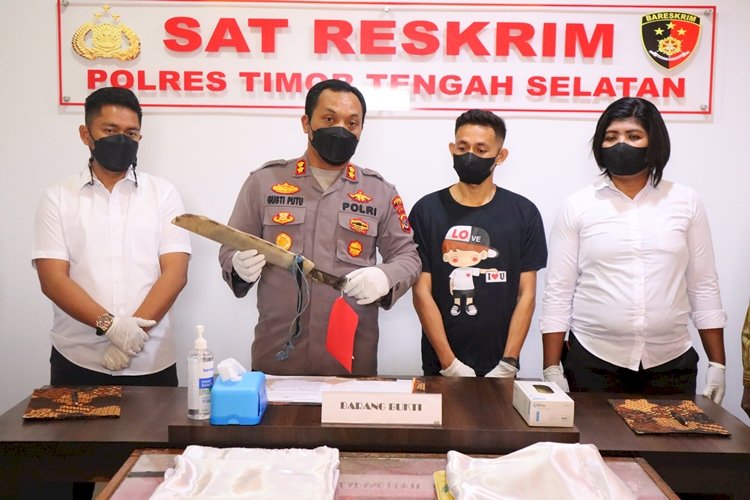 Keterbukaan Pengananan Perkara Pembunuhan, Polres TTS Gelar Pres Release