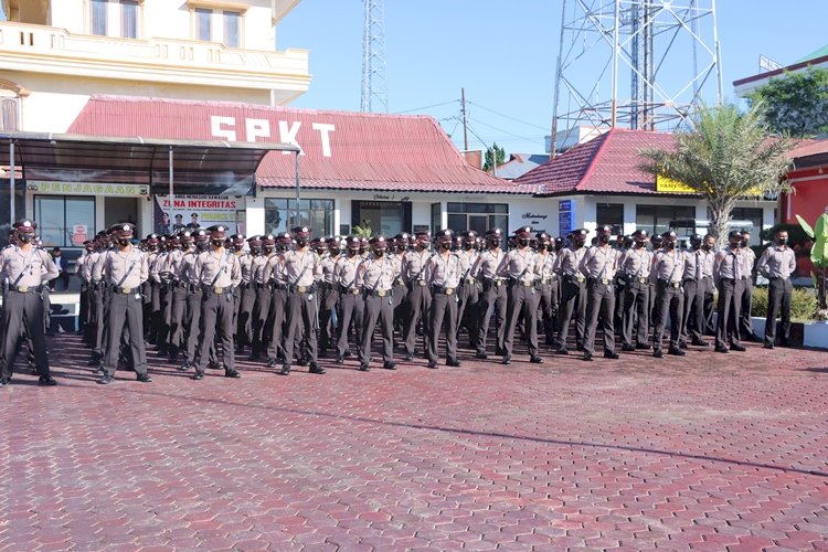 Siswa SPN Polda NTT Latja Di Polres TTS