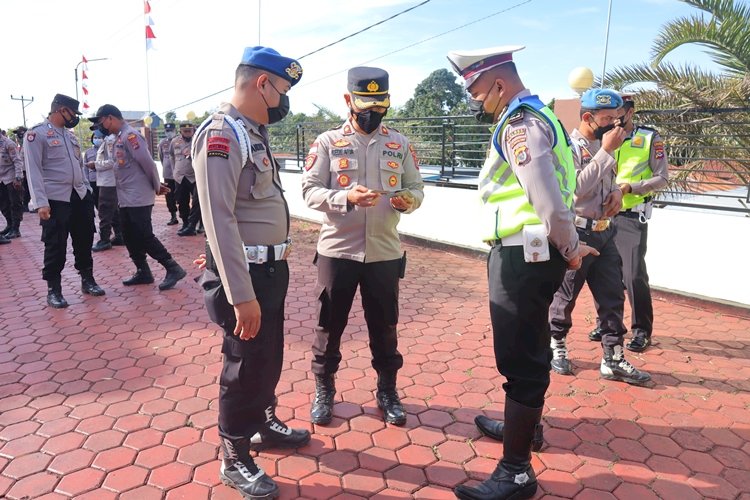 Sie Propam Polres TTS Gelar Kegiatan Gatibplin Terhadap Personil Polres TTS