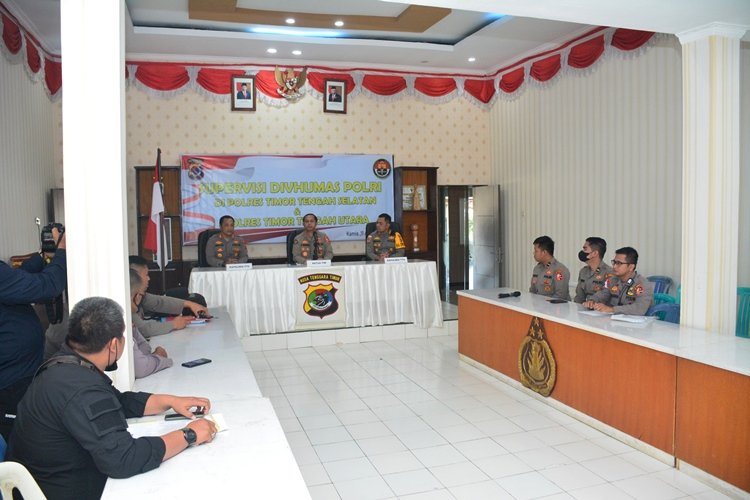 Supervisi Ke Polres TTS, Katim Divhumas Polri: Kedepan Fasilitas Humas Ditambahkan
