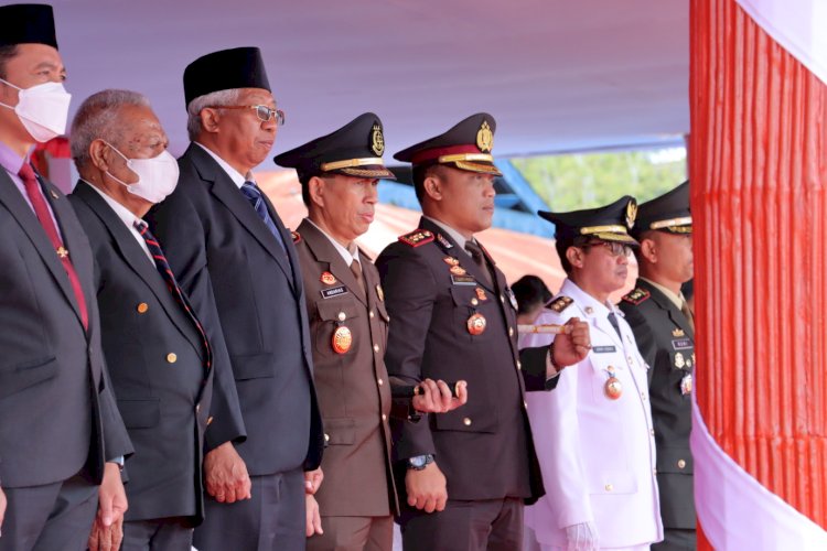 Upacara Peringatan Kemerdekaan RI Ke-77, Turut Hadir Kapolres TTS