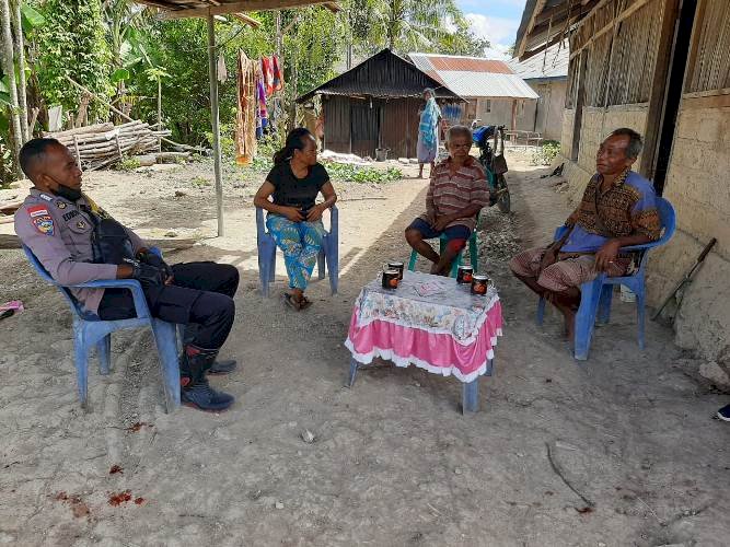 Bhabinkamtibmas Selalu Hadir Ditengah Masyarakat Demi Kamtibmas Aman dan Kondusif
