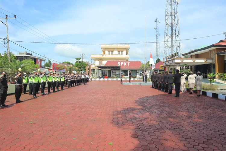 Peringati Hari Sumpah Pemuda Ke- 94, Polres TTS Gelar Upacara