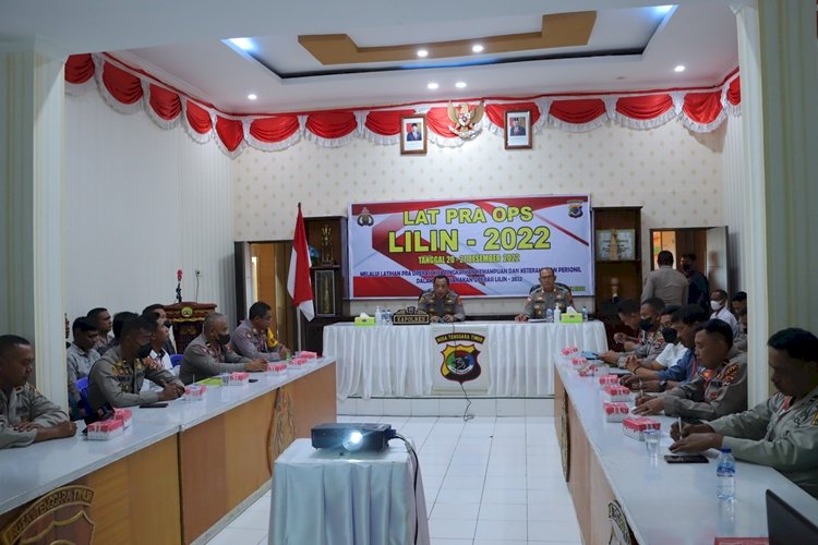 Kesiapan Dalam Rangka Ops Lilin 2022, Polres TTS Gelar Lat Pra Ops