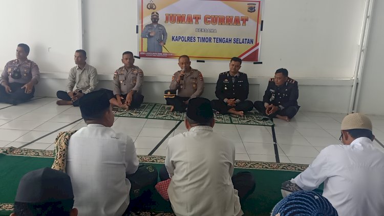 Jaring Saran Masukan, Rutin Setiap Jumat Polres TTS Gelar Jumat Curhat