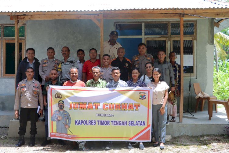 Jum'at Curhat Polres TTS, Warga Antusias Beri Masukan Dan Saran
