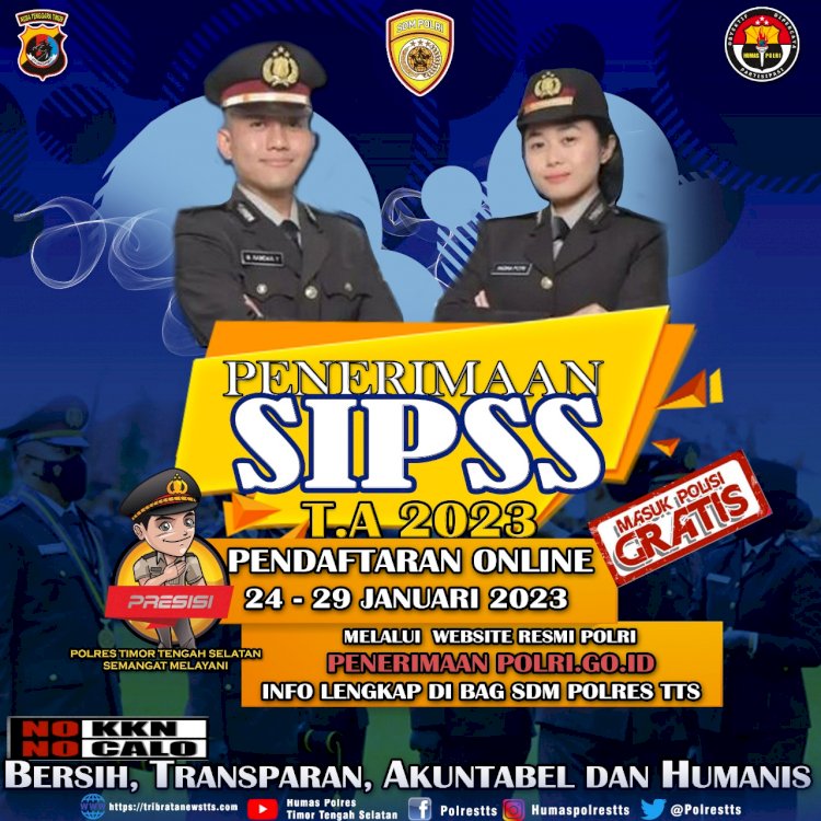 Polres TTS: Dibuka Penerimaan Untuk Menjadi Anggota Polri Dari Sumber Serjana