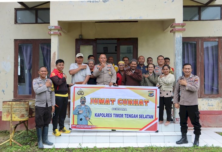 Dengar Langsung Curhat Masyarakat, Polres TTS Turun Langsung Temui Warga