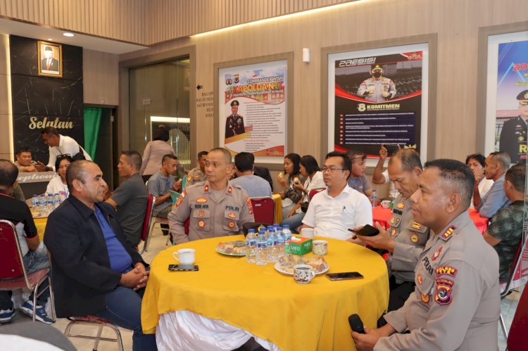 Singgah di Polres TTS, Komandante Sentru Formasaun Polisia Timor Leste Ucap Terima Kasih