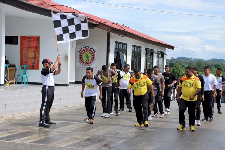 Ukur Kemampuan Fisik Personil , Ini Sejumlah Tes Kesjas Yang di Wajib Dilalui Personil Polres TTS