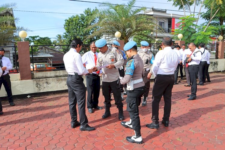 Seksi Propam Polres TTS Gelar Gatibplin Terhadap Personil Polres TTS