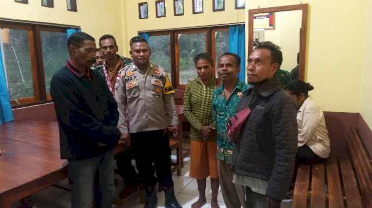 Terapkan Restorative justice, Bhabinkamtibmas Damaikan Warga Yang Berperkara