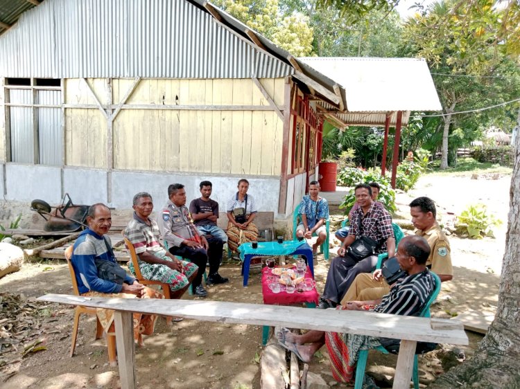 Bhabinkamtibmas Selalu Hadir di Tengah Warga Demi Kamtibmas Yang Kondusif