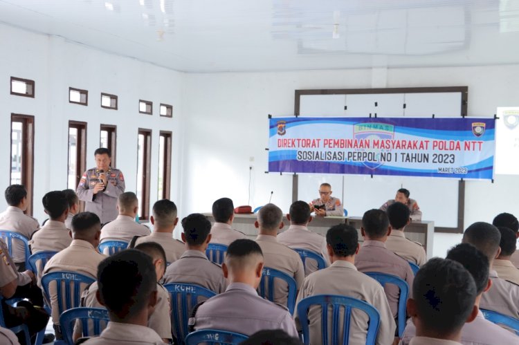 Hadir di Polres TTS, Ditbinmas Polda NTT Sosialisasi Perpol Nomor 1 Tahun 2023 Tentang Perubahan Atas Perkap Nomor 4 Tahun 2020 Tentang Pengamanan Swakarsa Kepada Satpam