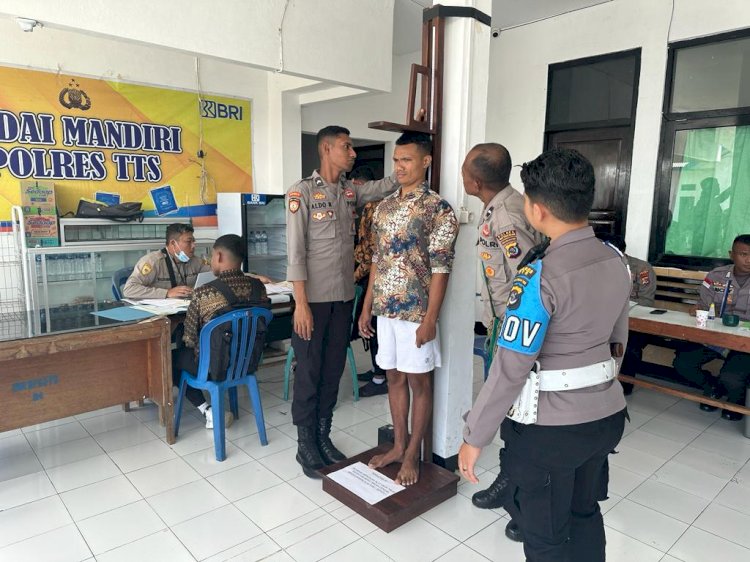 Polres TTS: Pendaftaran Terpadu Calon Anggota Polri, Memasuki Hari ke 9 Masih Di Dominasi Brigadir