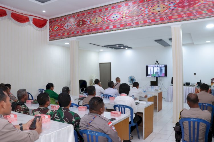 Melalui Zoom Meeting Polres TTS dan inskait ikuti FGD Tentang Optimalisasi Pencegahan Dan Penanganan Kasus-Kasus TPPO Diwilayah Hukum Polda NTT