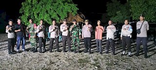 Bersinergi, Kapolsek Kolbano dan Forkopimcam Sambut Kunker Gubernur NTT